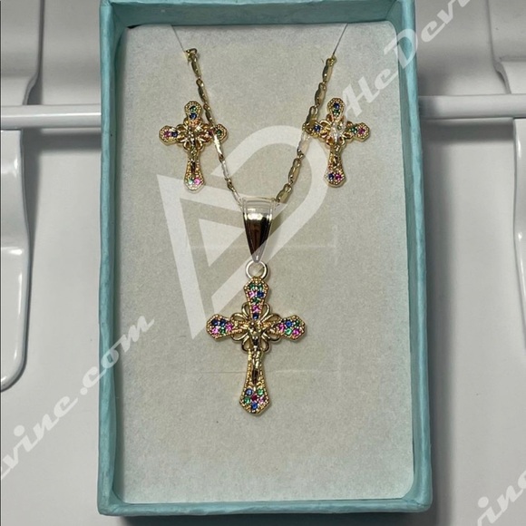 Cross Set (gold plated) - Picture 4 of 6